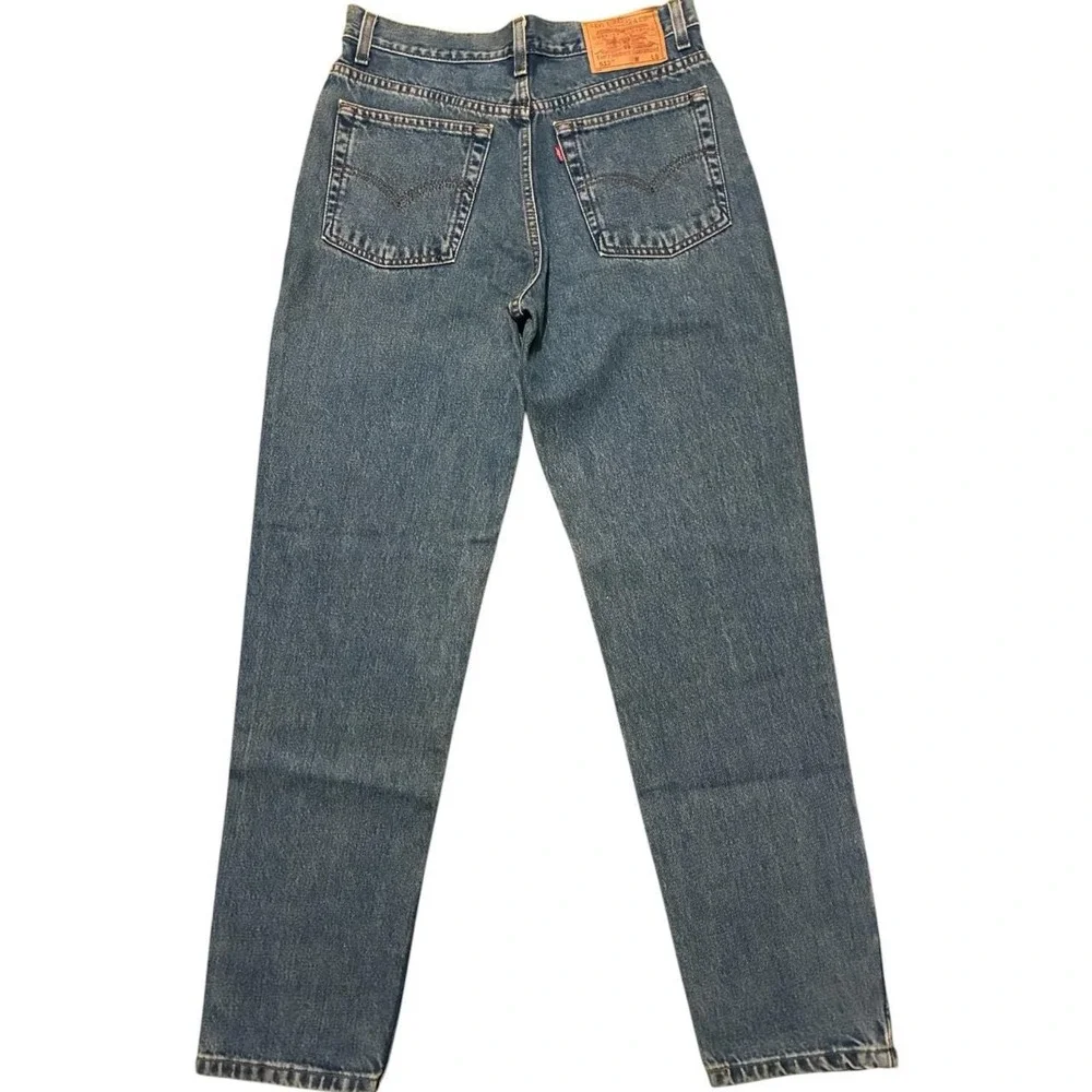 Vintage Levis 512 Slim Taper Light Wash Jeans 30x31 Blue Y2K Retro Denim